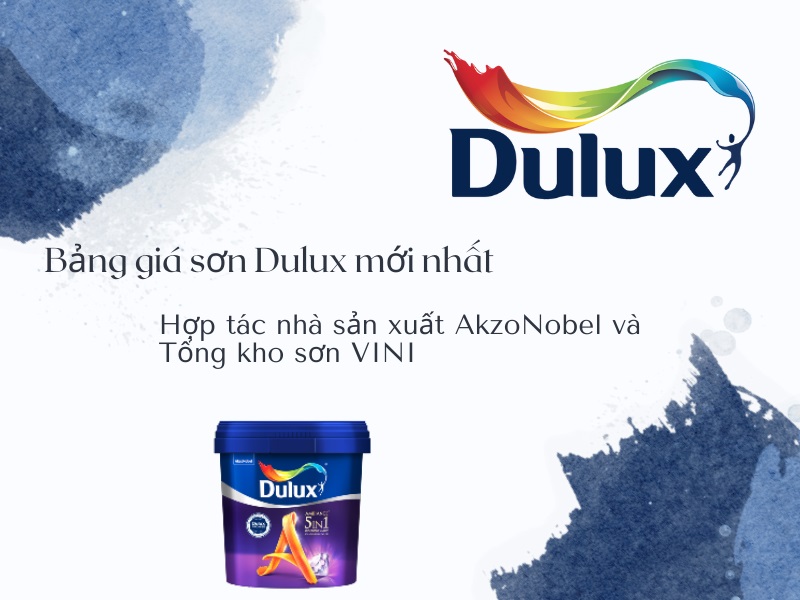Bảng giá sơn dulux mới nhất