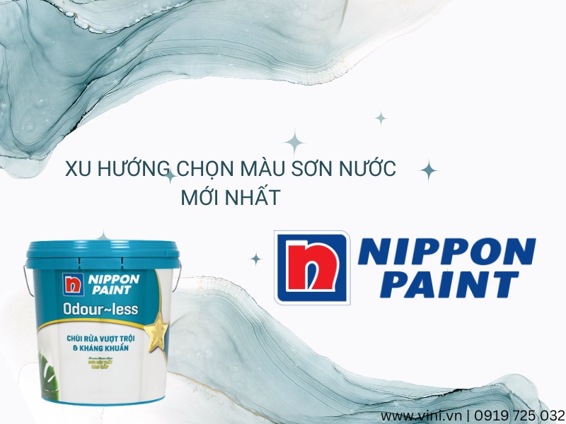 Xu hướng chọn màu sơn nước mới nhất